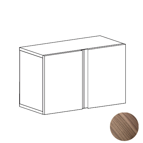 Contenedor (2 Puertas Abatibles) - Nogal - Ancho 700 mm