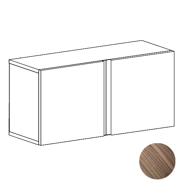Contenedor  (2 Puertas Abatibles) - Nogal - Ancho 900 mm