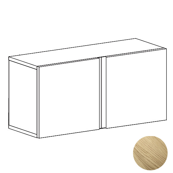 Contenedor  (2 Puertas Abatibles)- Roble - Ancho 900 mm
