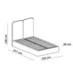 1530 x 2170 mm (Para colchón 1400x2000) +5.524,86 €