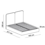 1930 x 2170 mm (Para colchón 1800x2000) +5.920,53 €