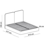 2130 x 2170 mm (Para colchón 2000x2000) +6.249,65 €
