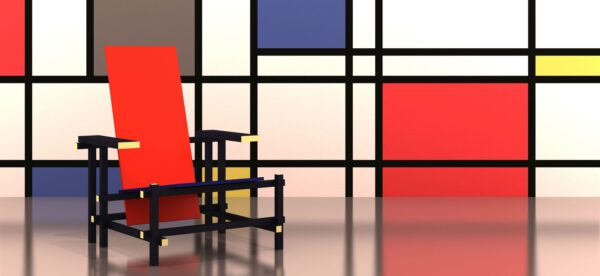 Sillón 635 Red and Blue