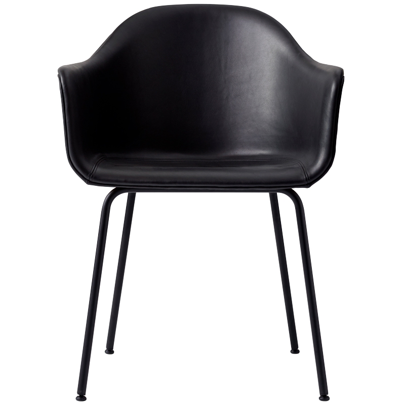 Silla Harbour Dining Steel Base Tapizada