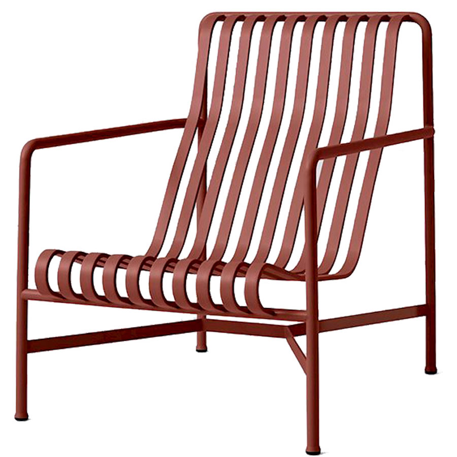 Sillón Palissade Lounge High Rojo Hierro ER