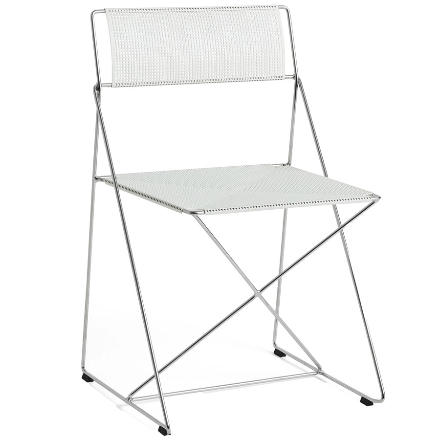 Silla  X-Line Cromado / Blanco Tiza ER