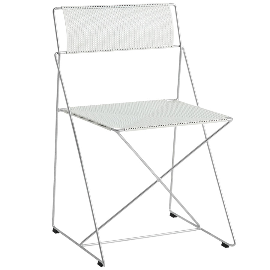 Silla  X-Line Exterior Galvanizado / Blanco Tiza ER