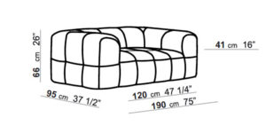 Sofá 1900 mm +4.798,98 €