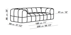 Sofá 2500 mm +5.559,04 €