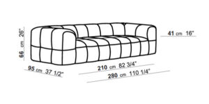 Sofá 2800 mm +6.032,15 €