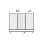 3 Puertas / Al 980 mm Derecha 0,00 €