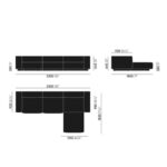 3 Plazas con Chaise Lounge Derecho +7.344,00 €