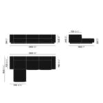 3 Plazas con Chaise Lounge Izquierdo +7.344,00 €