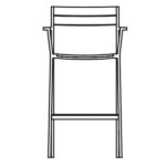 Taburete Bar Con Respaldo +421,69 €