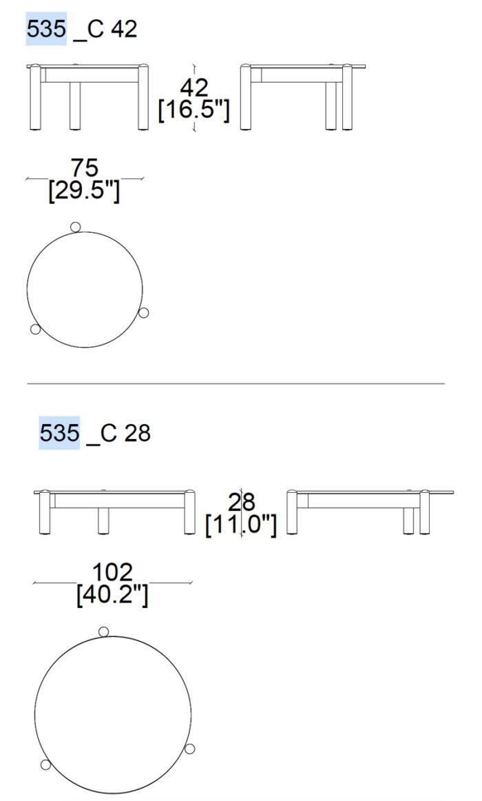 Mesa 535 Table à Plateau Interchangeable