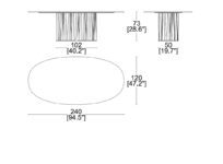 An: 2400 x P:1200 x Al: 730 mm 0,00 €