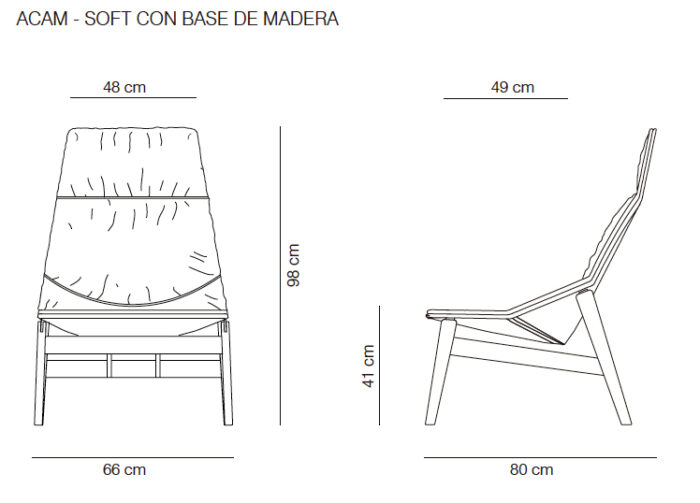 Sillón Ace Wood