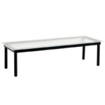 Estructura Roble Lacado Negro / Sobre Cristal Laminado +670,64 €