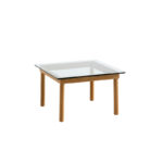 Estructura Roble Lacado Natural / Sobre Cristal Transparente +470,88 €