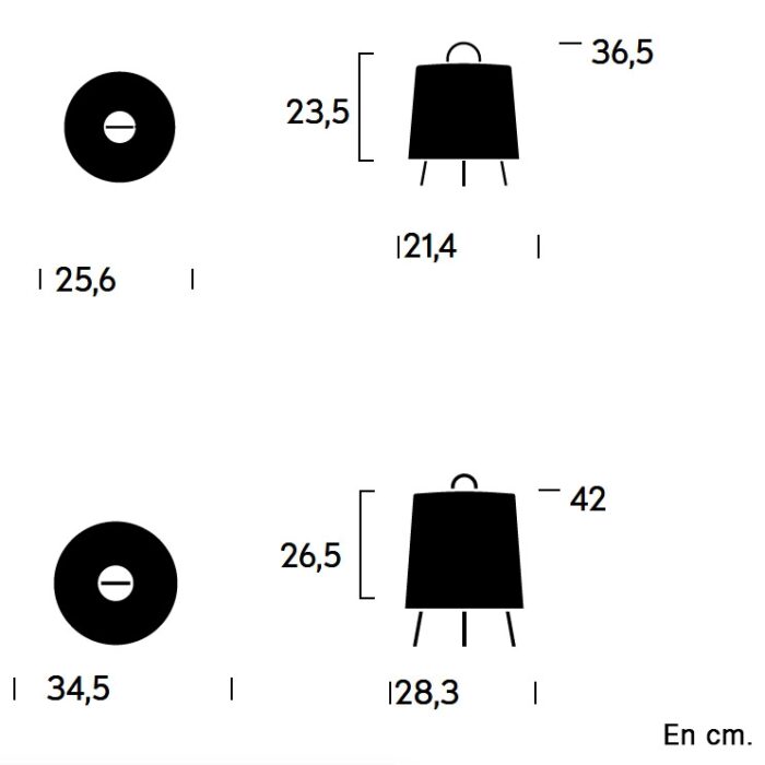 Lámpara Mia Table Portátil