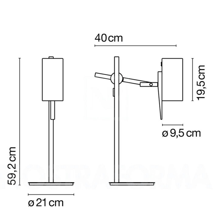 Lámpara Scantling Table