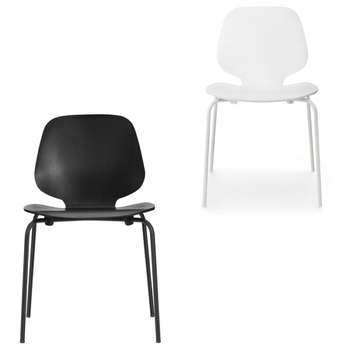 Silla My Chair Blanco / Negro