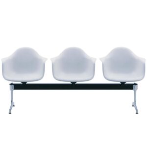 Eames Plastic Armchair Sobre Travesaño
